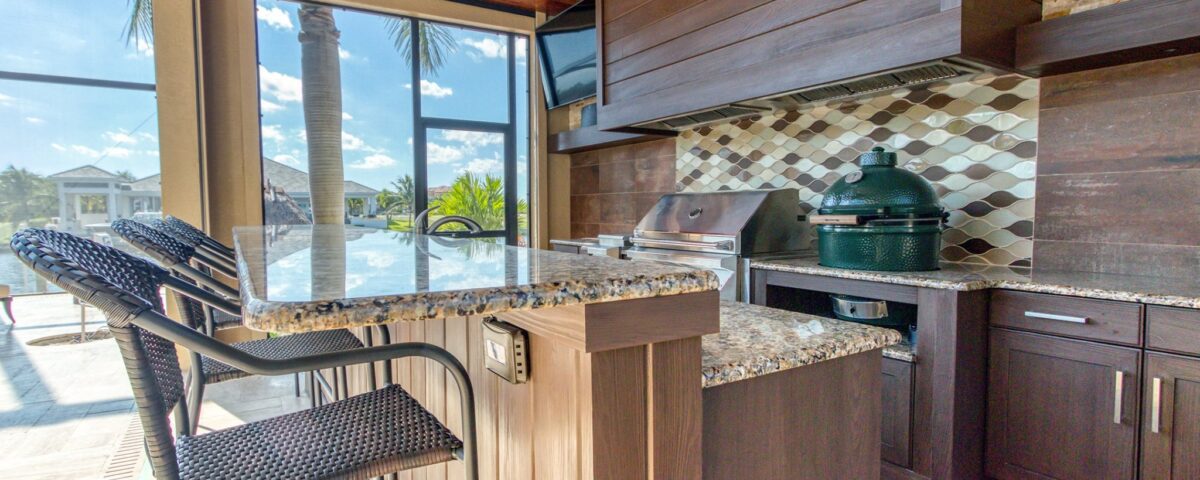 Dream Outdoor Kitchen with NatureKast Cabinets