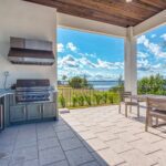 outdoor kitchen