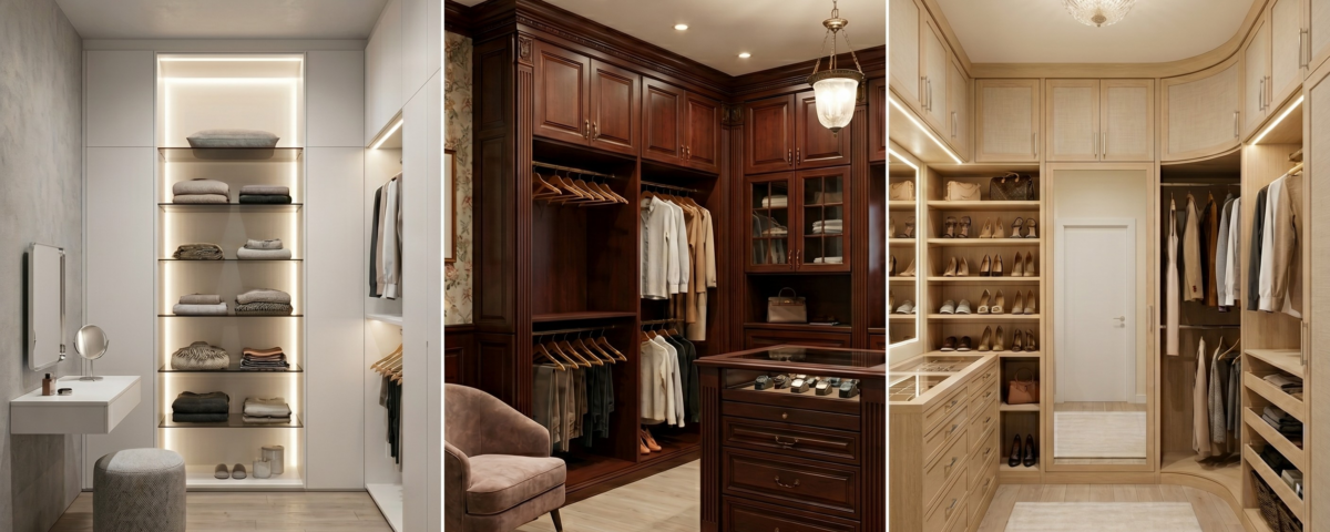 Traditional, Custom, and European Closets: Understanding What Closet Styles Are Best For Your Florida Home European closets verses traditional closets, and custom closets