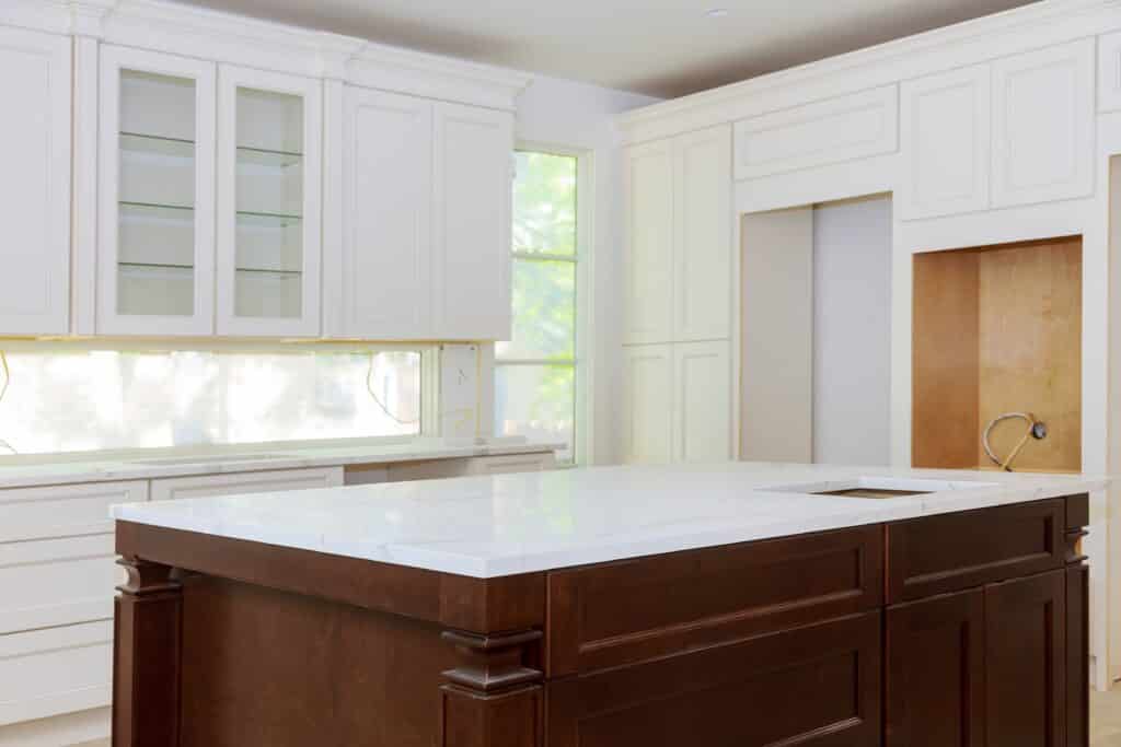 Designing with Two Tone Kitchen Cabinets: Elegance for Southwest Florida Homes Brown and White two tone cabinets